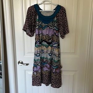 TSUMORI CHISATO floral dress size M/L EUC